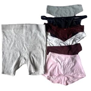 (7) NEW SKIMS Bundle of 7 Panties SMALL/MEDIUM
